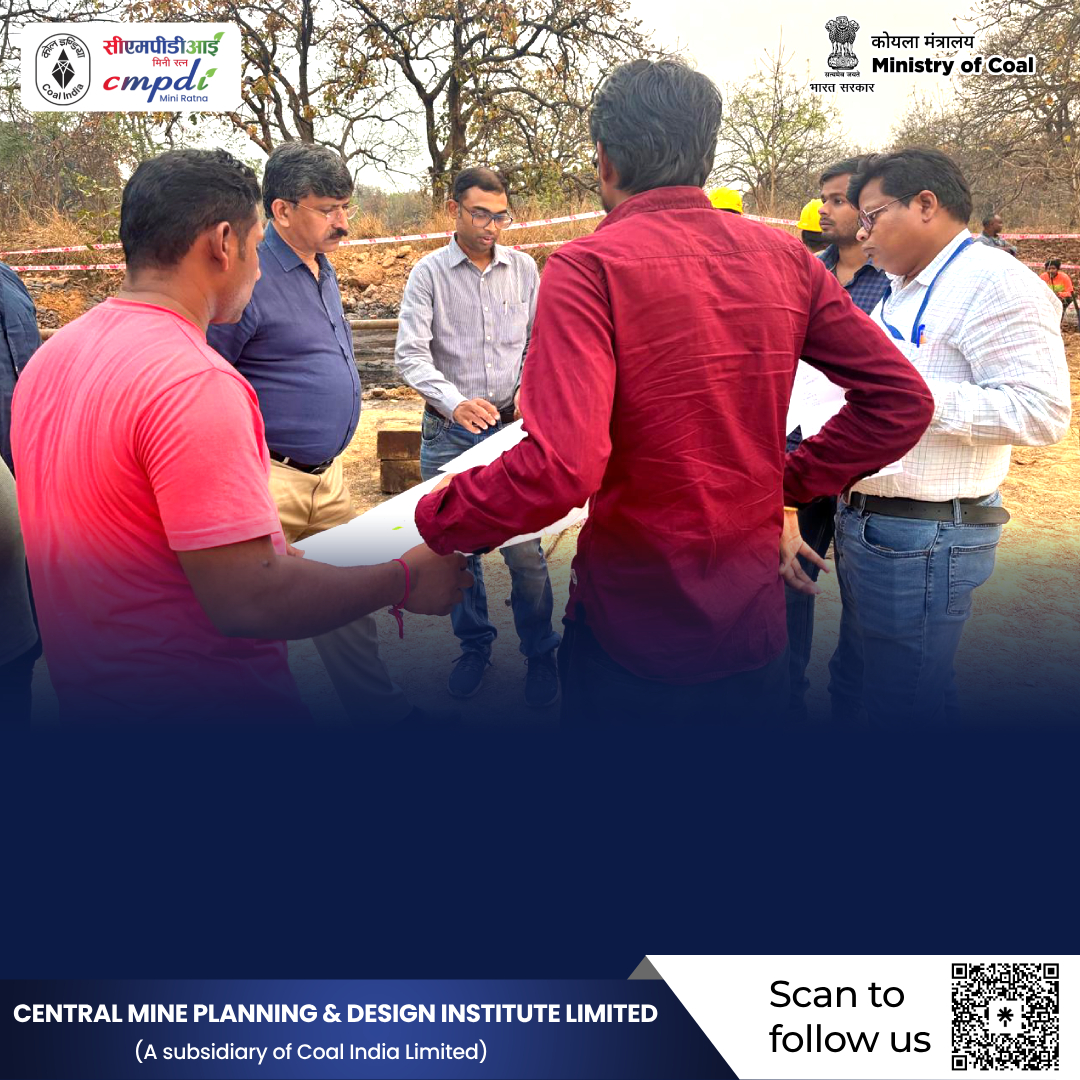 cmpdil's tweet photo. GM (Exploration), visited drill sites at Gopalpur Camp and Behramal Block

Shri Rajiva Kumar Singh, GM (Exploration) along with RI-VII Bhubaneswar officials visited the drill sites at Gopalpur Camp and Behramal Block (Ib Valley CF) on 19.03.2025. The GM discussed the strategic plan for achieving the 2024-25 drilling targets. He also inspected the outsourced APC drill site at Behramal Block, where he assessed performance and motivated the team. 

@kishanreddybjp  @satishdubeyy 
@CoalMinistry  @CoalIndiaHQ  
#CMPDI #CIL #exploration #drilling #strategicplanning #teamwork #performance