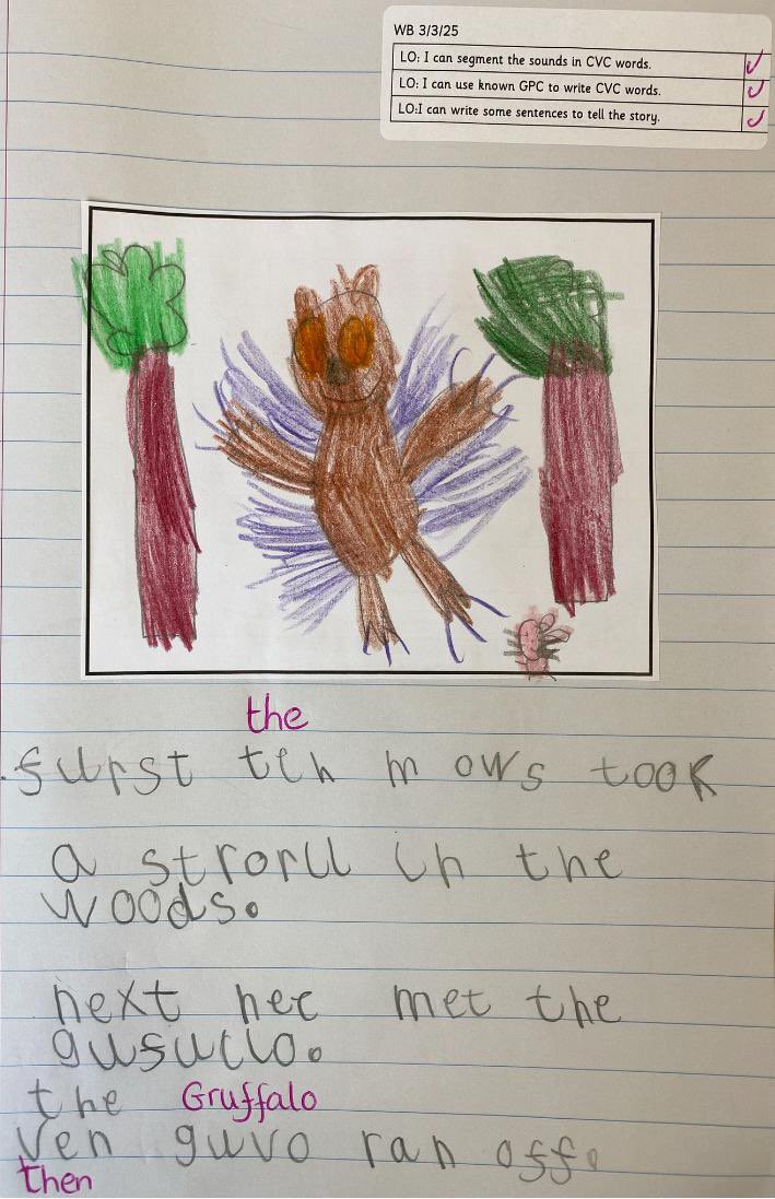 🌟 Exceptional writing in Reception across our trust! 🌟 Disadvantaged children in EYFS are thriving, showing that a strong curriculum, purposeful provision, a well-sequenced Talk for Writing approach, shared writing opportunities, and high aspirations lead to incredible success!