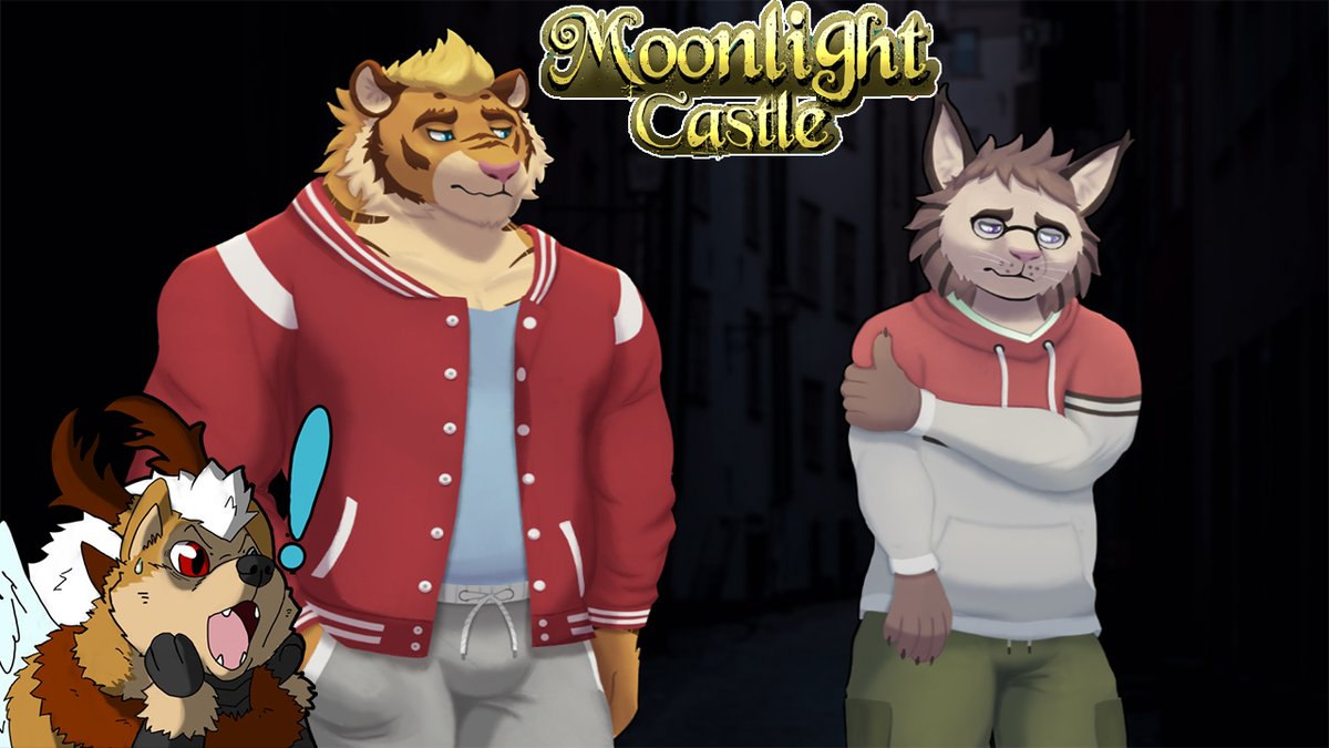 Deerggox's tweet photo. https://t.co/ki4niqG9gW

Nuevo capitulo de Moonlight Castle :D/, La tensión entre Patrice y Liam es tan grande, que hasta se puede cortar con un cuchillo D:

#Moonlightcastle #visualnovel #furry https://t.co/4DlwcF4srn