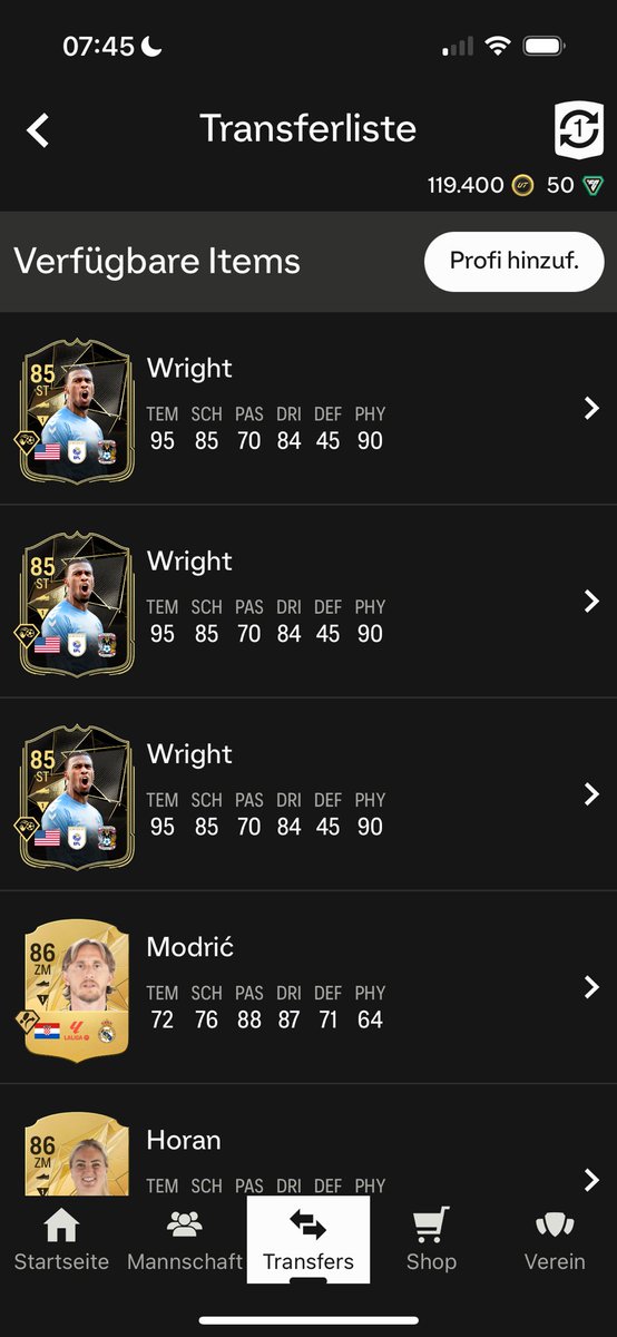 steppendexie's tweet photo. @EAFCassist Has anyone else opened their totw packs and got 3 out of 3 times Wright? Is this a mistake or am I just extremely unlucky? https://t.co/I4VLsJaulM