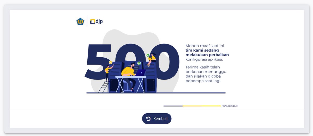 advispajak's tweet photo. @kring_pajak Saya tidak bisa akses ke DJP Online, setiap kali berusaha login selalu muncul error seperti ini sudah sejak akhir tahun 2024 lalu. Saya jadi tidak bisa lapor SPT Tahunan. Apa solusinya? Apakah dengan demikian saya dibebaskan dari kewajiban lapor SPT Tahunan? https://t.co/92rUJmE9aj