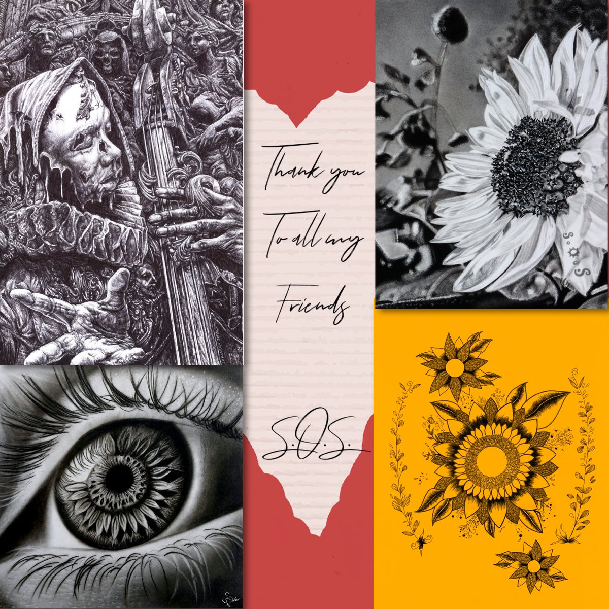 Thank you to all my talented friends who have helped me spread awareness for #SuicidePrevention in the collection 
𝓢𝓾𝓷𝓯𝓵𝓸𝔀𝓮𝓻𝓼 𝓞𝓿𝓮𝓻 𝓢𝓾𝓲𝓬𝓲𝓭𝓮 🌻

Hand drawn by <a href="/Jokiargu02/">JoKi 💎Argu</a> , <a href="/helenelizaart/">Helen Elizabeth</a> , <a href="/Dornartz/">Dornaz</a> and <a href="/MrsUnbreakablee/">Ꮥᕱ♅ᕱᏒ🌬️</a>