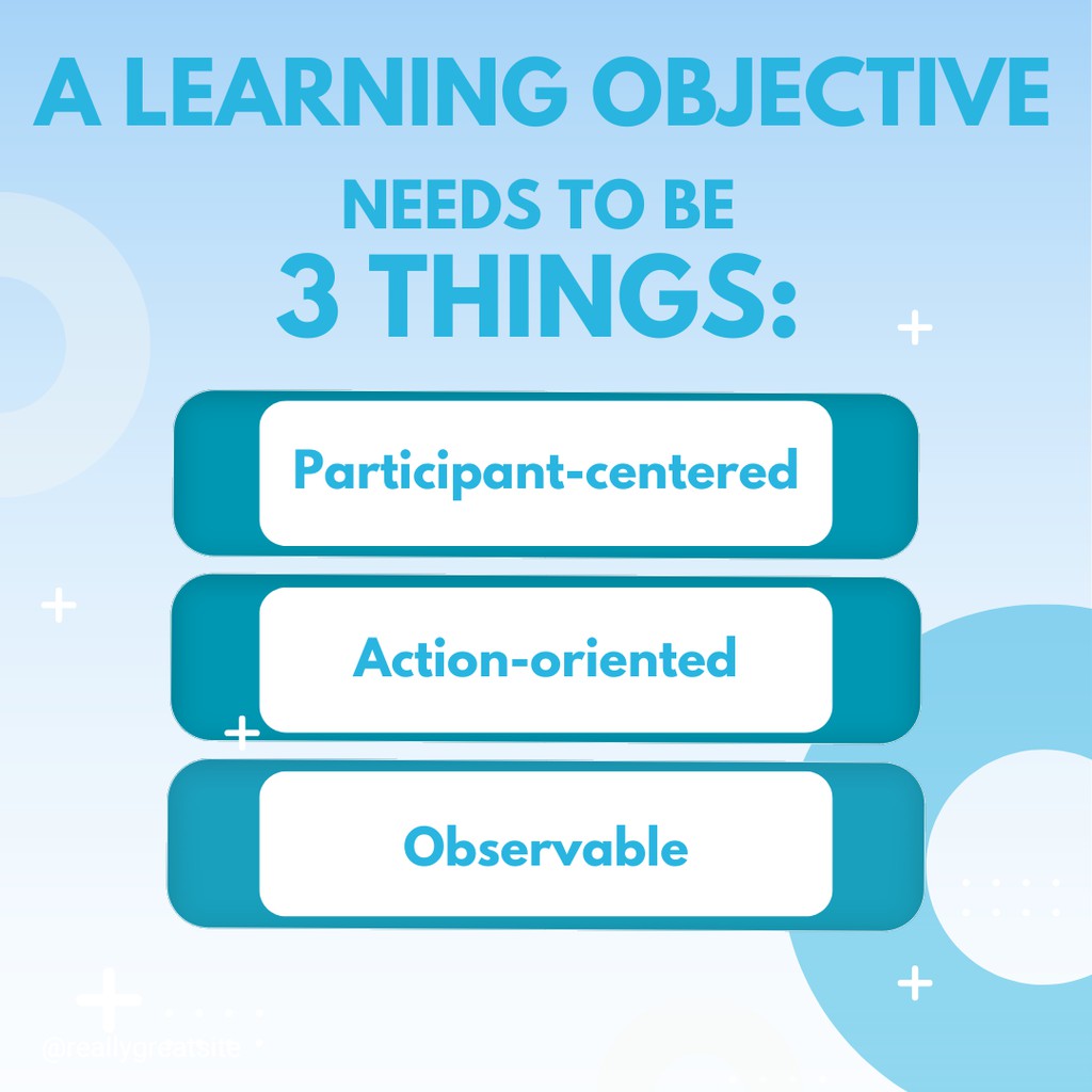 EnduranceLearn's tweet image. The fun thing about a good learning objective is that if it’s well-written, it basically writes your training for you.

Write Better Training. Faster. Smarter.
👉 objectivesgenerator.com/examples-of-tr…

#trainingdesign