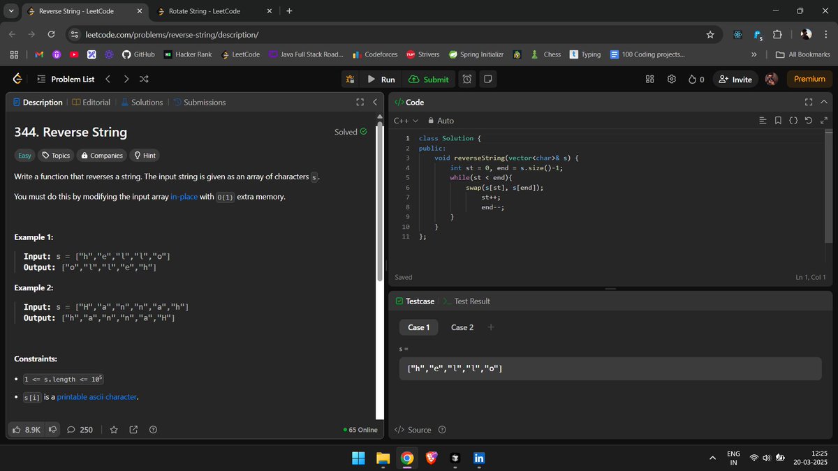 coder_lilawat's tweet image. Starting my Day 7๐ฏ
#100DaysOfLeetCode Challenge!
#leetcode I am committing to solving at least two LeetCode problem every day for the next 100 days to strengthen my problem-solving skills and improve my understanding of Data Structures & Algorithms. Language: C++