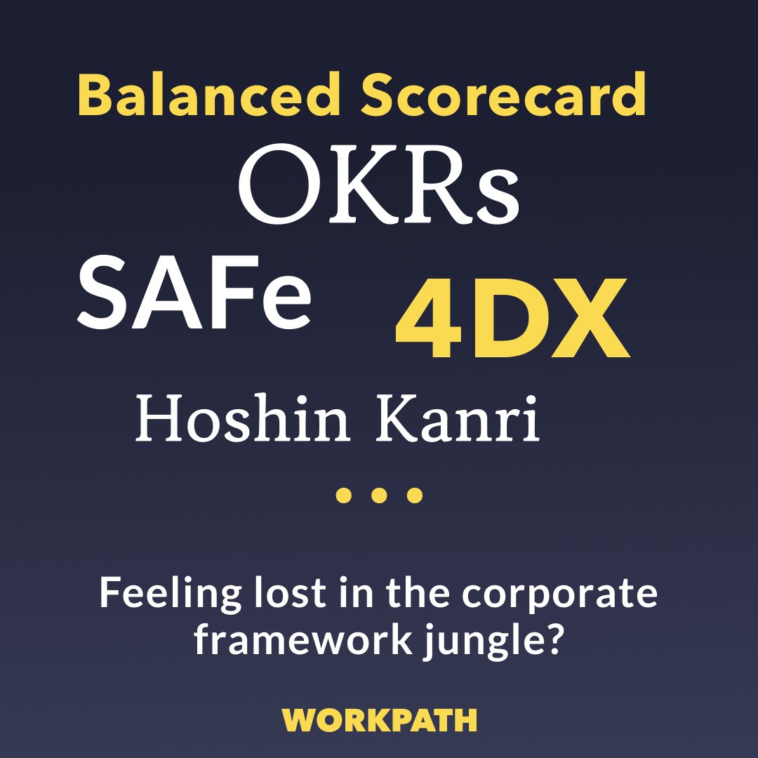Is your organization stuck in a framework tug-of-war?
👉hubs.la/Q03cFFHY0

OKRs drive focus, SAFe scales agility, BSC measures performance, and Hoshin Kanri aligns strategy. But what if these frameworks aren’t competing—but complementary?

Join our webinar today at 11 AM!