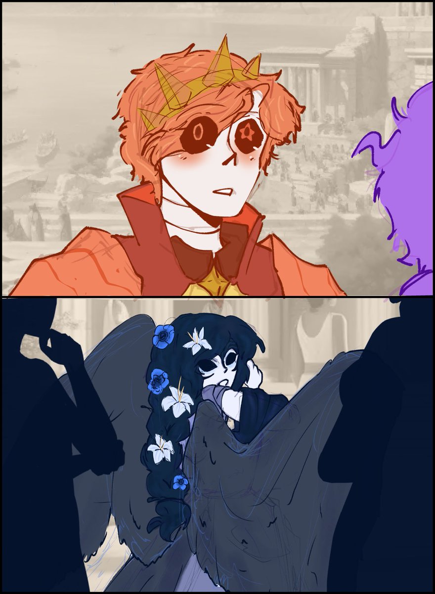 Romanflowww's tweet image. Andaba viendo la película de Rapunzel y al ver una escena me recordó a este lodo ship no sé porque jajaja (los nocetos los hice
demasiado rápido)

Los personajes le pertenecen a
@Underwent04 

#underlegacy #rogesans #starcrosssans
#luxsans