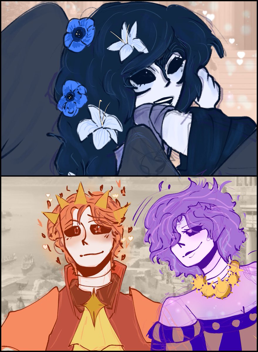 Romanflowww's tweet image. Andaba viendo la película de Rapunzel y al ver una escena me recordó a este lodo ship no sé porque jajaja (los nocetos los hice
demasiado rápido)

Los personajes le pertenecen a
@Underwent04 

#underlegacy #rogesans #starcrosssans
#luxsans