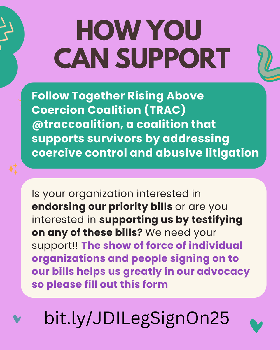Jane Doe Inc. (@janedoe) on Twitter photo Testify, ask your legislator to co-sponsor, or sign your organization on to #SupportSurvivors and resource our communities with the tools to recognize and stop this harm!
Thank you to our incredible bill sponsors <a href="/repblais/">State Representative Natalie M. Blais</a> and Sen. Michael Moore for updates on this priority! Testify, ask your legislator to co-sponsor, or sign your organization on to #SupportSurvivors and resource our communities with the tools to recognize and stop this harm!
Thank you to our incredible bill sponsors <a href="/repblais/">State Representative Natalie M. Blais</a> and Sen. Michael Moore for updates on this priority!