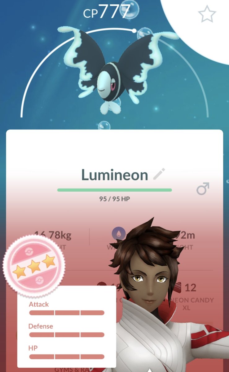 Hundo💯 Lumineon thanks to one of the collection challenges