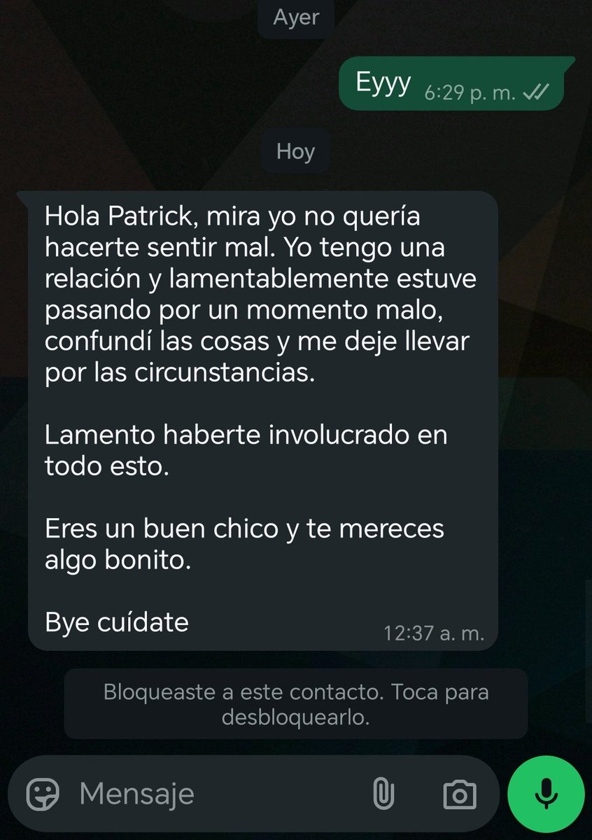 patrickkcrazy's tweet image. Yo no entiendo porque a mí se me pegan las personas que tienen pareja!!! Ya bastaaaa! Respeten a sus parejas por favor!!