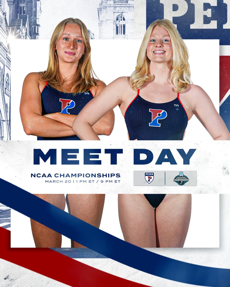 𝗠𝗘𝗘𝗧 𝗗𝗔𝗬

Anna and Sydney get started at #NCAAChamps with the 500 freestyle today in Federal Way!

📺 goquakers.co/41I6VTu
📊 goquakers.co/4kDbNBX

#FightOnPenn 🔴🔵🏊‍♀️