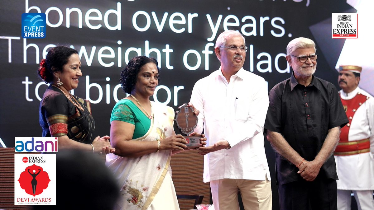 Edex - The New Indian Express (@xpress_edex) on Twitter photo #DeviKochi2025 #DeviAwardsKochi
Chef Latha K, Kerala's culinary celebrity, receives the Devi Award. The Devi of Culinary World
<a href="/PrabhuChawla/">PrabhuChawla</a> <a href="/santwana99/">santwanabhattacharya</a> <a href="/Lakshmi94338678/">Lakshmi Menon</a> <a href="/Eventxpress/">Event Xpress</a> <a href="/NehaSonthaliaP1/">Neha Sonthalia Periwal</a> <a href="/AdaniOnline/">Adani Group</a> <a href="/Quest_Global/">Quest Global</a> <a href="/AMRITAedu/">Amrita Vishwa Vidyapeetham</a> <a href="/ManappuramMAFIL/">Manappuram Finance</a> <a href="/canarabank/">Canara Bank</a> <a href="/ULCCSLtd/">ULCCS Ltd.</a> #DeviKochi2025 #DeviAwardsKochi
Chef Latha K, Kerala's culinary celebrity, receives the Devi Award. The Devi of Culinary World
<a href="/PrabhuChawla/">PrabhuChawla</a> <a href="/santwana99/">santwanabhattacharya</a> <a href="/Lakshmi94338678/">Lakshmi Menon</a> <a href="/Eventxpress/">Event Xpress</a> <a href="/NehaSonthaliaP1/">Neha Sonthalia Periwal</a> <a href="/AdaniOnline/">Adani Group</a> <a href="/Quest_Global/">Quest Global</a> <a href="/AMRITAedu/">Amrita Vishwa Vidyapeetham</a> <a href="/ManappuramMAFIL/">Manappuram Finance</a> <a href="/canarabank/">Canara Bank</a> <a href="/ULCCSLtd/">ULCCS Ltd.</a>
