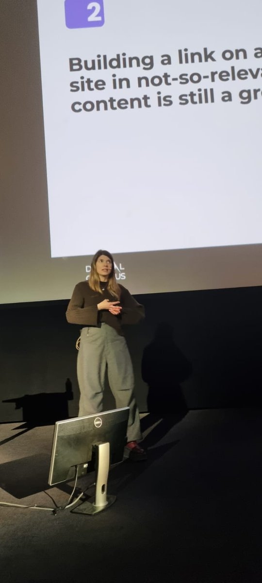 ๐ข Jason Barnard ๐บ๐ฆ (@jasonmbarnard) on Twitter photo Links still have an exciting future, as they can drive referral traffic and help your brand stand out!
Great talk from <a href="/AlexTachalova/">Alexandra Tachalova</a> of <a href="/DigitalOlympus/">Digital Olympus</a> about Links: Focus on Brand and Traffic in the Realm of Google AI Overviews. Links still have an exciting future, as they can drive referral traffic and help your brand stand out!
Great talk from <a href="/AlexTachalova/">Alexandra Tachalova</a> of <a href="/DigitalOlympus/">Digital Olympus</a> about Links: Focus on Brand and Traffic in the Realm of Google AI Overviews.