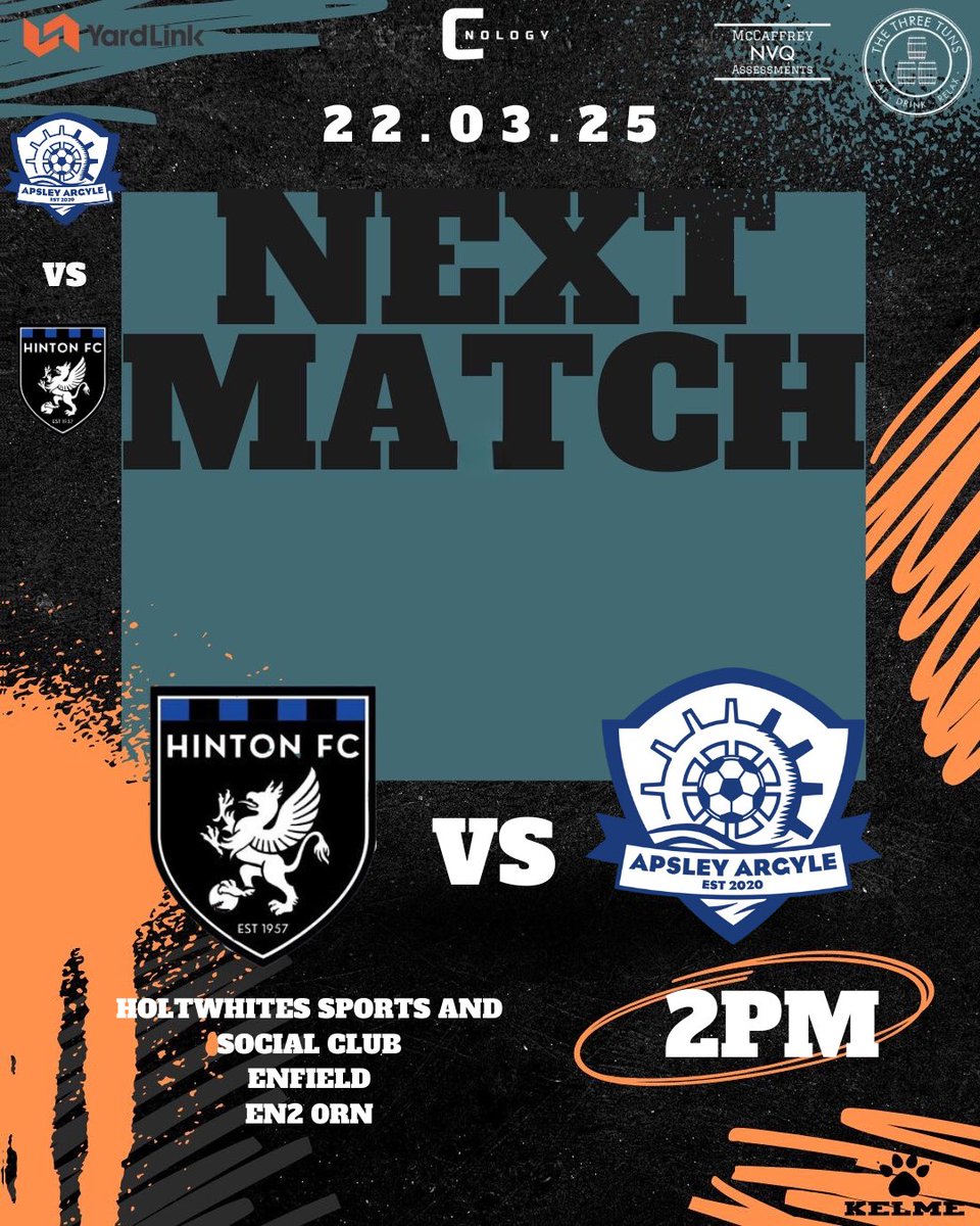 ApsleyFC's tweet image. 🔵⚽️ NEXT MATCH ⚽️🔵

The Argyle are on the road again as we travel to @_hintonfc this weekend!

#UptheArgyle