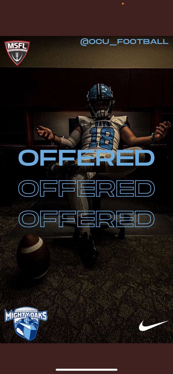 Gabriel Anyamene (@gabeanyamene7) on Twitter photo After a great conversation with <a href="/ScottHu36048162/">Scott Hurst</a> I am blessed to receive my first offer from OCU !! #AGTG
<a href="/CroftGridiron/">Beechcroft Football</a> <a href="/ocu_football/">Oakland City University Football</a> <a href="/Hopefitness_/">Derick Alexander</a> After a great conversation with <a href="/ScottHu36048162/">Scott Hurst</a> I am blessed to receive my first offer from OCU !! #AGTG
<a href="/CroftGridiron/">Beechcroft Football</a> <a href="/ocu_football/">Oakland City University Football</a> <a href="/Hopefitness_/">Derick Alexander</a>