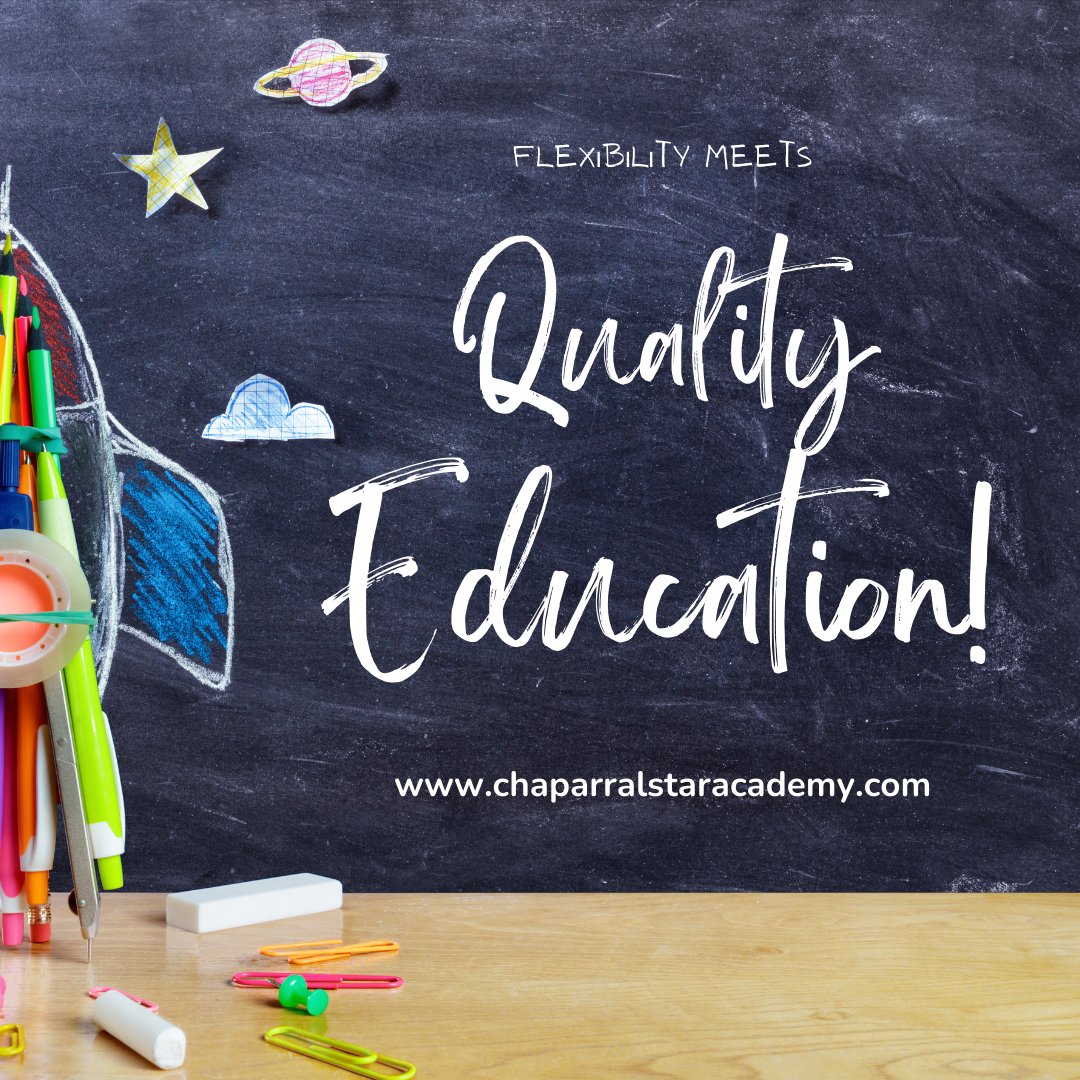 Traditional school schedules don’t work for everyone. Our flexible learning model allows families to tailor education around their needs while maintaining high academic standards.

📅 Discover a better way to learn at chaparralstaracademy.com.