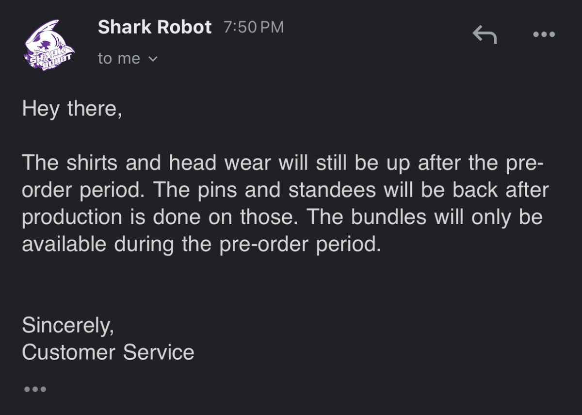 mistfan_MLS's tweet photo. @Dweller82448385 @MRKrinkels This email explains it, but I believe also all long sleeve shirts and hoodies + the Madness Action design shirts are limited edition and won't be back (and the gold metal cards) https://t.co/tbQYkzSlJh