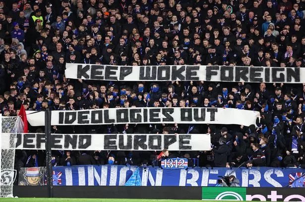 SpeechUnion's tweet photo. Rangers has condemned a banner displayed at Ibrox reading: “Keep woke foreign ideologies out. Defend Europe.” In a statement, the Scottish Premiership club revealed that UEFA has launched disciplinary proceedings over the banner, describing it as “racist and/or discriminatory”.

Rangers went further, and in an extraordinary step, publicly told dissenting fans that “Rangers is not the club for you”. The club also vowed to “identify those responsible and ensure they… face consequences”.

Consequences for what? Intellectual dissent from divisive ideas imported from the grievance studies departments of US academia? How does opposing an ideology amount to racism? The banner clearly targets ideas, not people. That UEFA is investigating fans for expressing a political view is deeply concerning. That Rangers is not only accepting UEFA’s position but actively working to punish its own supporters is even more troubling.

If you're a Rangers fan under investigation—or know someone who is—DM us or email help@freespeechunion.org.