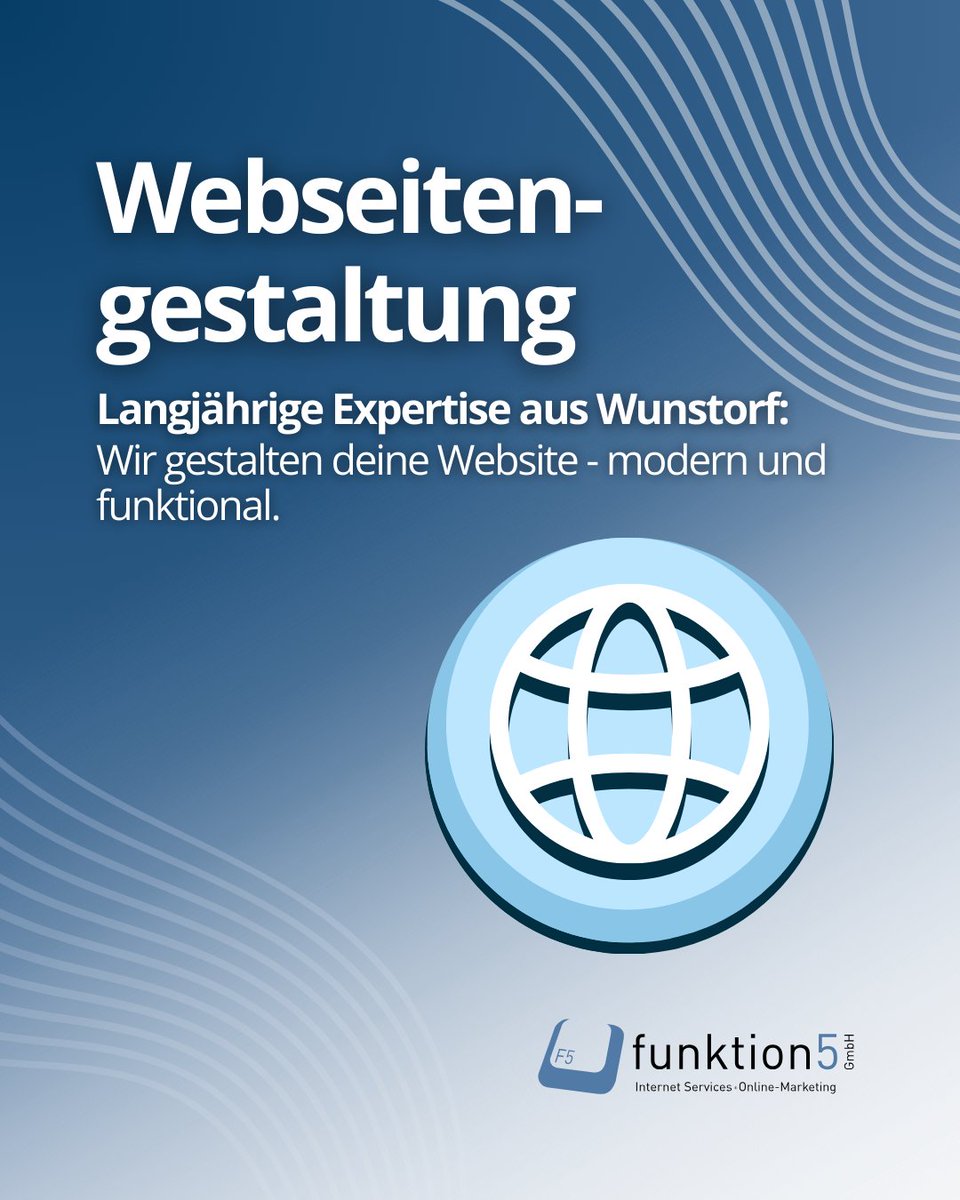 funktion5's tweet photo. Dein Erfolg beginnt online! 🎯

Wir gestalten für dich eine moderne, nutzerfreundliche und suchmaschinenoptimierte Webseite.

#webseitengestaltung #onlinemarketing #werbeagentur #wunstorf #hannover https://t.co/S2QITNjix6