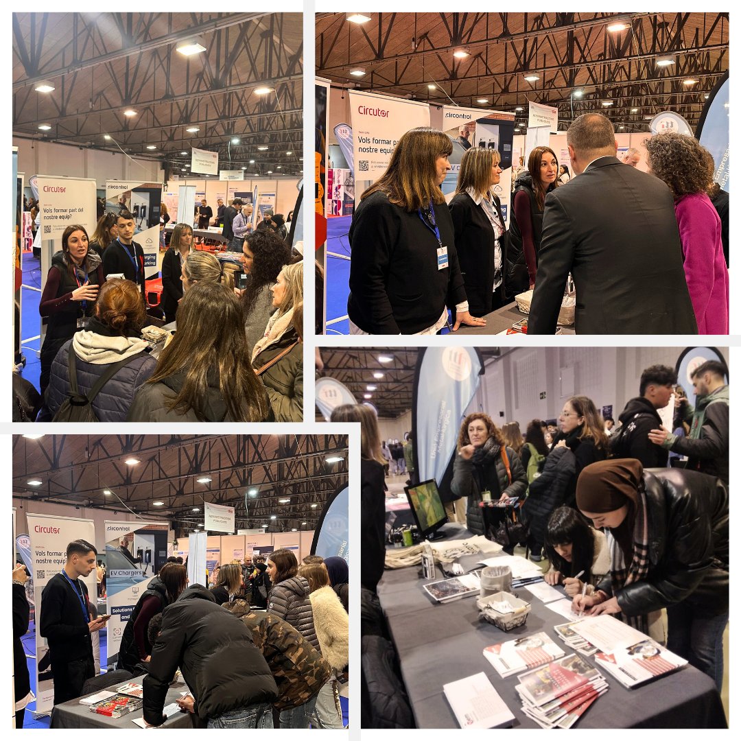 👥Yesterday, we participated in the "Tria Futur Terrassa" fair focused on professional guidance. We were pleased to see numerous students visit our stand, showing keen interest in pursuing careers in sustainable industries like ours.
#Circontrol #BlueSpirit #JoinTheBlueSpirit