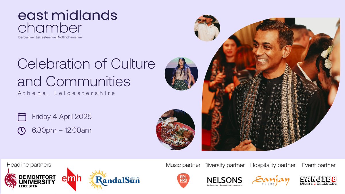 The countdown to our Celebration Of Culture and Communities Event is on!🤲

🗓️ 4 April 
🕜6:30pm - 11:30pm
📍Athena, Leicestershire, LE1 1QD

#Entertainment #LiveMusic #WhatsOn