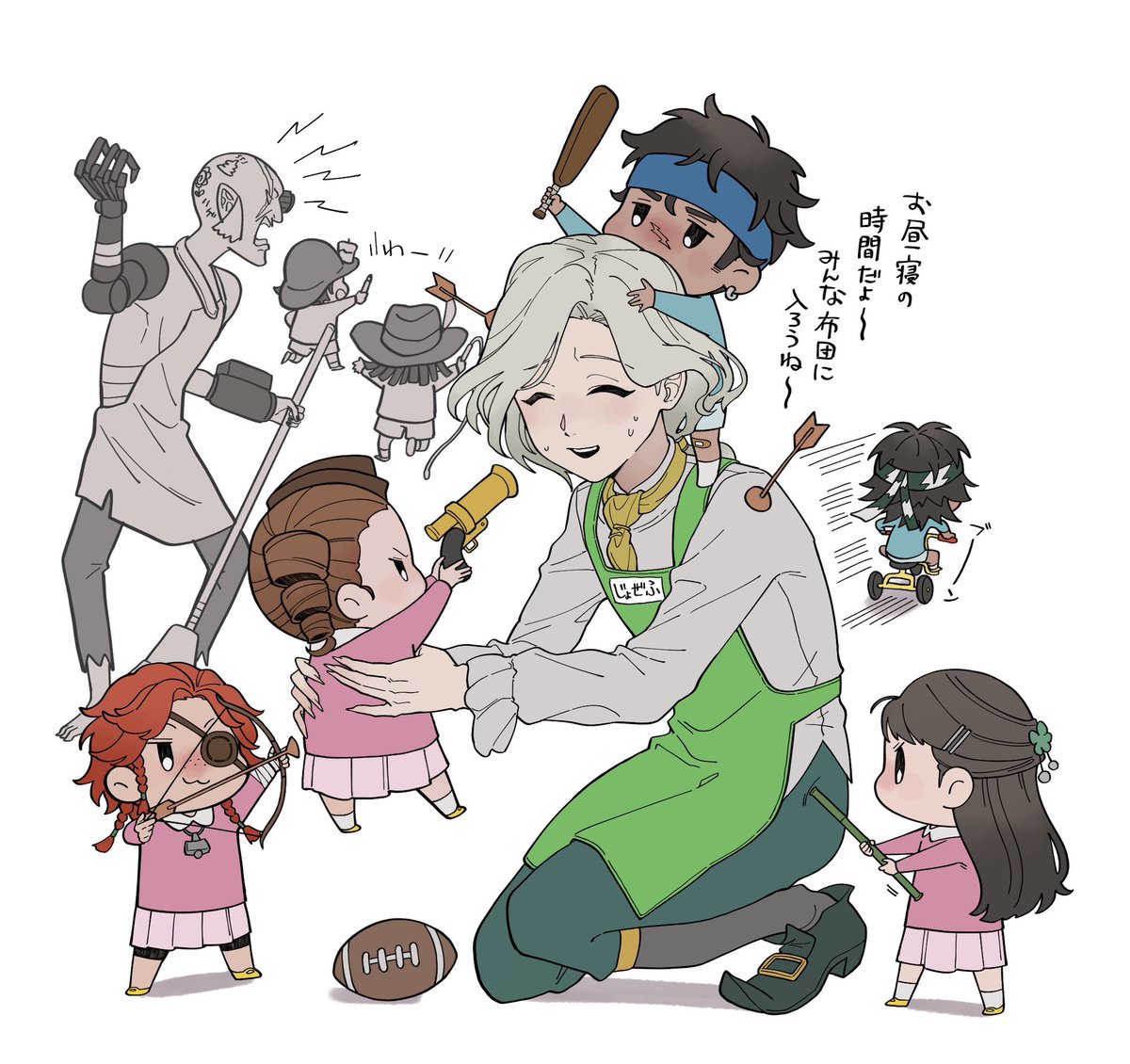 ハンター先生てんてこまい。