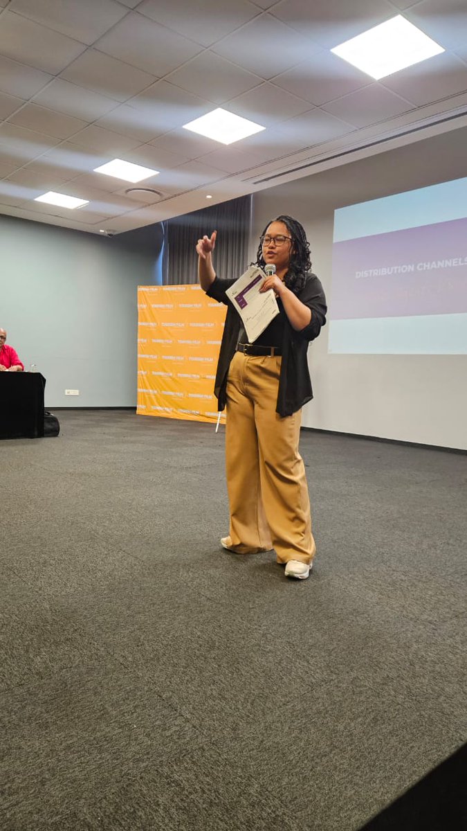FilmInKZN's tweet image. 🎬 Empowering KZN’s Film Industry! 🎬

Today, the KwaZulu-Natal Tourism and Film Authority hosted an insightful Masterclass for Film SMMEs, facilitated by renowned PR and Communications Strategist, Ms. Neo Moretlwe.

#KZNFilm #FilmMasterclass #MarketAccess #EmpoweringFilmmakers
