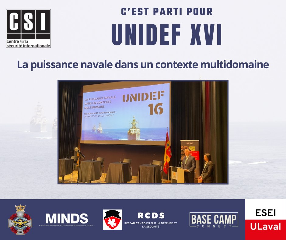 CSI (@csi_ulaval) on Twitter photo 🎉▶️ C'est parti pour #UNIDEF16 avec les mots de bienvenue du Bgen (ret.) Richard Giguère et <a href="/ProfKimball/">Prof. A. L. Kimball (@profkimball.bsky.social)</a> !
<a href="/esei_ulaval/">École supérieure d'études internationales</a> <a href="/pol_ulaval/">SciencePo_ulaval</a> <a href="/CdsnRcds/">CDSN-RCDS @cdsn.bsky.social</a> <a href="/DefenseCanada/">Défense nationale</a> 🎉▶️ C'est parti pour #UNIDEF16 avec les mots de bienvenue du Bgen (ret.) Richard Giguère et <a href="/ProfKimball/">Prof. A. L. Kimball (@profkimball.bsky.social)</a> !
<a href="/esei_ulaval/">École supérieure d'études internationales</a> <a href="/pol_ulaval/">SciencePo_ulaval</a> <a href="/CdsnRcds/">CDSN-RCDS @cdsn.bsky.social</a> <a href="/DefenseCanada/">Défense nationale</a>