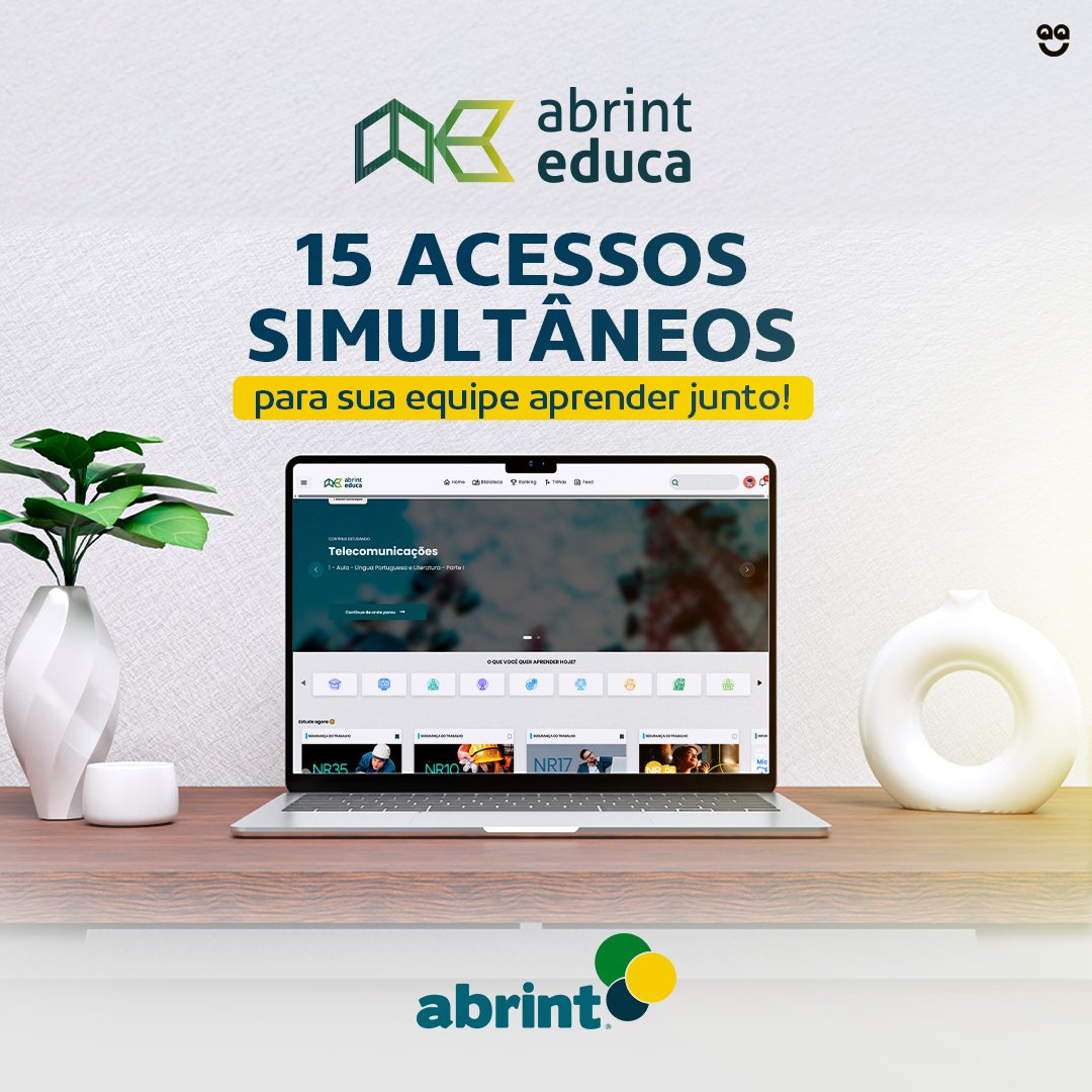 AbrintOficial's tweet image. A Abrint Educa deu um salto na sua plataforma: agora são até 15 usuários simultâneos para turbinar o aprendizado da sua equipe! 📚

São mais de 230 cursos disponíveis que vão impulsionar o seu negócio. 

#Abrint #Abrint2025 #Telecomunicações #Provedores #AbrintEduca