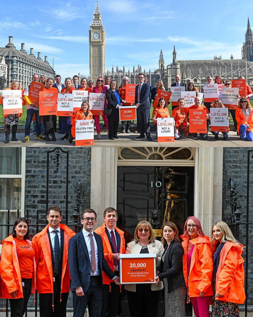 Becky Excell 💙 (@beckyexcell) on Twitter photo What an honour 🙌
🧡Made a speech in Parliament Square
🧡Went to Downing Street to hand over the petition
🧡Invited to the House of Lords for a reception
Gluten free food is too expensive - it needs to be more accessible and affordable to everyone who needs it.
<a href="/Coeliac_UK/">Coeliac_UK</a> 🫶 What an honour 🙌
🧡Made a speech in Parliament Square
🧡Went to Downing Street to hand over the petition
🧡Invited to the House of Lords for a reception
Gluten free food is too expensive - it needs to be more accessible and affordable to everyone who needs it.
<a href="/Coeliac_UK/">Coeliac_UK</a> 🫶