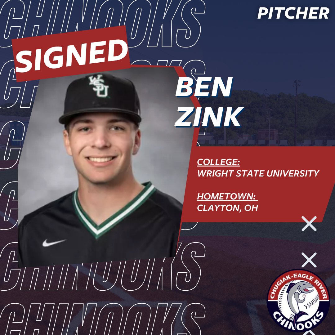 SIGNED

Ben Zink has signed to play with the Chinooks this Summer 2025. Zink will be a pitcher and comes from Wright State University.

#ChinooksBaseball #BaseballSigning #Signing #Nooks #NooksNation #RollNooks #FishOn #Baseball