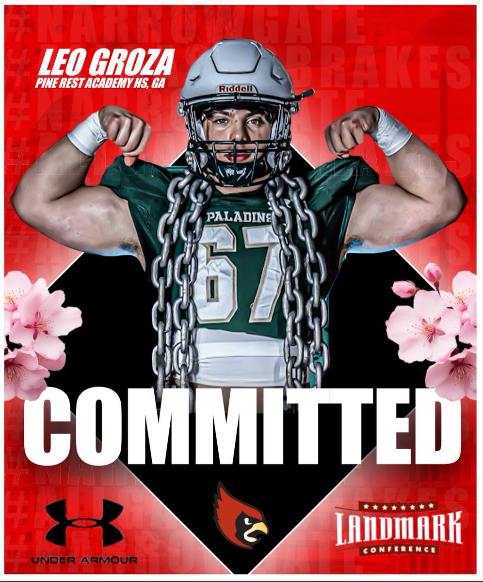 All Glory to God after great conversations with <a href="/CoachMikeGut/">Mike Gutelius '92</a>  and <a href="/Coach_Beech42/">Brandon Beech🏈</a> I am committing to Catholic University of America! Thank you to everyone who has helped me in this process, and I am excited to get to work!#FIGHT #ThisIsCatholicU
<a href="/CoachMattyVogel/">Matt Vogel</a> <a href="/CatholicU_FB/">𝘾𝘼𝙏𝙃𝙊𝙇𝙄𝘾 𝙐 𝙁𝙊𝙊𝙏𝘽𝘼𝙇𝙇</a>
