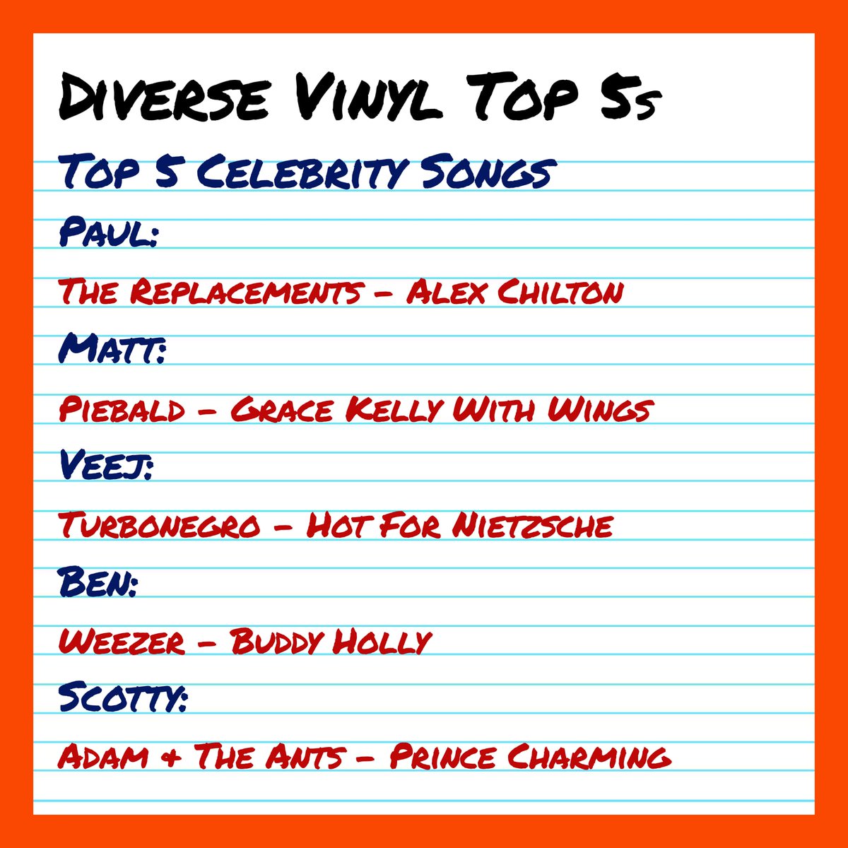 Happy Friday! Are you ready for another Top 5? 🎯
For no reason at all, this week's theme is all about celebrities! Who's got the best pick this week? Have we missed anything obvious? Let us know below! 👇