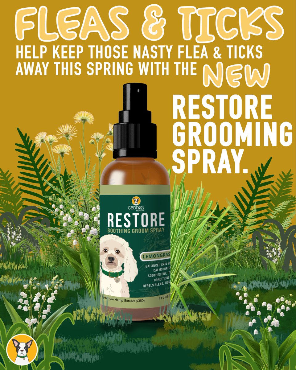 As the flowers bloom and the weather warms up, our pets face some seasonal struggles. 🌸 Nature has its challenges, but with the right support, your pet can thrive this season! 🌿

👉 Check out our Spring Essentials here: cbddoghealth.com/product-catego…