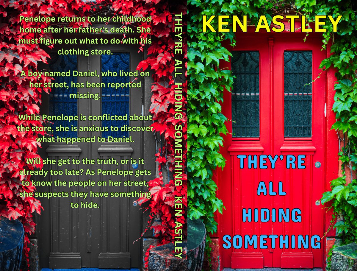 kenastley's tweet photo. @KindlePromos THEY'RE ALL HIDING SOMETHING
A missing boy (Daniel). A Female Protagonist (Penelope). And a neighbourhood filled with suspects and drama.
Find out who's hiding what!
https://t.co/2BXzJgJMu8
https://t.co/K3OX67rUVj
#Ficion #Mystery #Cozy #Drama #KindleUnlimited https://t.co/PQxIHvtfvM
