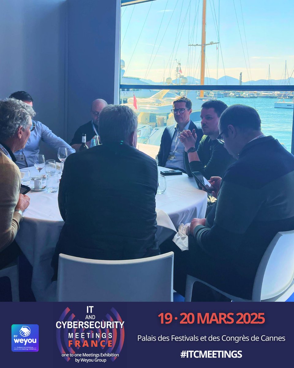 Clap de fin du salon #ITCMeetings ! Encore une belle édition grâce à nos nombreux participants 🎉 Merci aux exposants, Top Décideurs et visiteurs qui ont fait vibrer Cannes autour des enjeux #IT - #cloud - #cybersécurité - #réseaux - #mobilité.
À l’année prochaine !