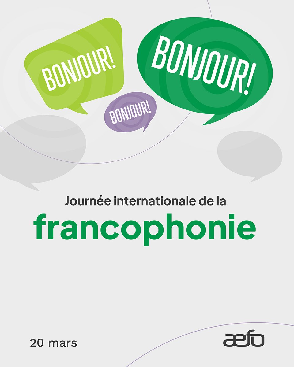 En cette Journée internationale de la Francophonie, l’AEFO célèbre la richesse et la diversité des communautés francophones en Ontario et partout dans le monde. Cette journée est une occasion de souligner notre engagement envers la langue française et de célébrer notre culture