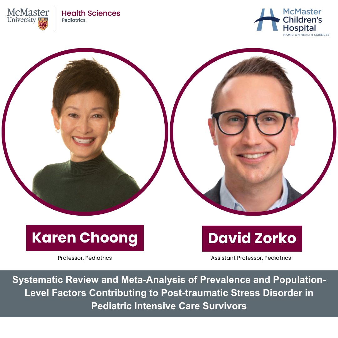 McMaster University Department of Pediatrics (@macupediatrics) on Twitter photo Children who survive serious illness/surgery may experience lasting effects beyond recovery.
<a href="/MacUPediatrics/">McMaster University Department of Pediatrics</a>' Karen Choong (<a href="/karen_choong/">Karen Choong</a>) & David Zorko (<a href="/zorkosaurus/">David Zorko</a>) contributed to research showing PTSD rates among PICU survivors range from 3% to 37% ⬇️
journals.lww.com/pccmjournal/ab… Children who survive serious illness/surgery may experience lasting effects beyond recovery.
<a href="/MacUPediatrics/">McMaster University Department of Pediatrics</a>' Karen Choong (<a href="/karen_choong/">Karen Choong</a>) & David Zorko (<a href="/zorkosaurus/">David Zorko</a>) contributed to research showing PTSD rates among PICU survivors range from 3% to 37% ⬇️
journals.lww.com/pccmjournal/ab…