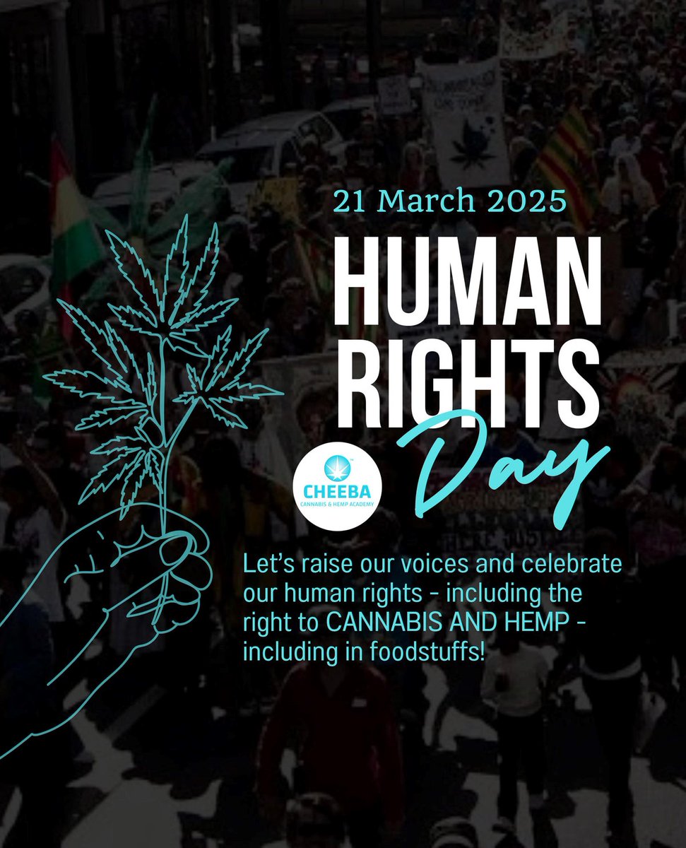 HAPPY HUMAN RIGHTS DAY 🌱

Let's raise our voices and celebrate our human rights - including the right to Cannabis &amp; Hemp.

#CheebaAfrica