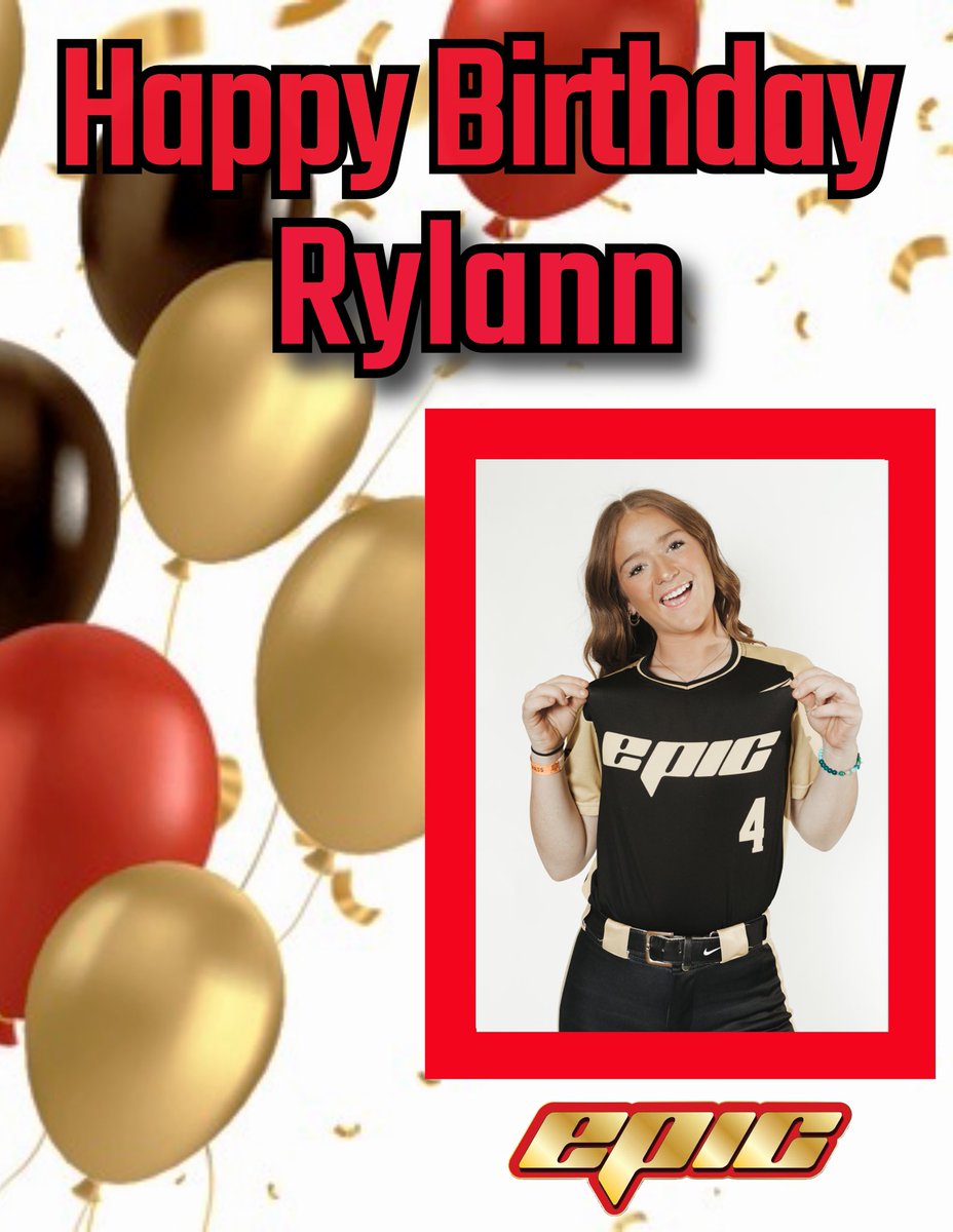 Epic National 18U Smith (@epicnational18) on Twitter photo ♥️💛HAPPY BIRTHDAY RYLANN💛♥️
We hope you have an EPIC 17th Birthday 🥳 <a href="/rbeeson80/">Rylann Beeson</a> 
#BeEpic #EpicAthletics #Des ♥️💛HAPPY BIRTHDAY RYLANN💛♥️
We hope you have an EPIC 17th Birthday 🥳 <a href="/rbeeson80/">Rylann Beeson</a> 
#BeEpic #EpicAthletics #Des