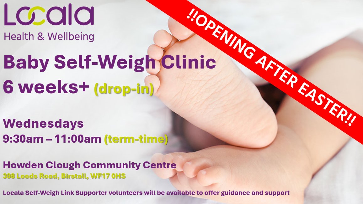 Starting at the Community Centre very soon

We cant wait to meet you all