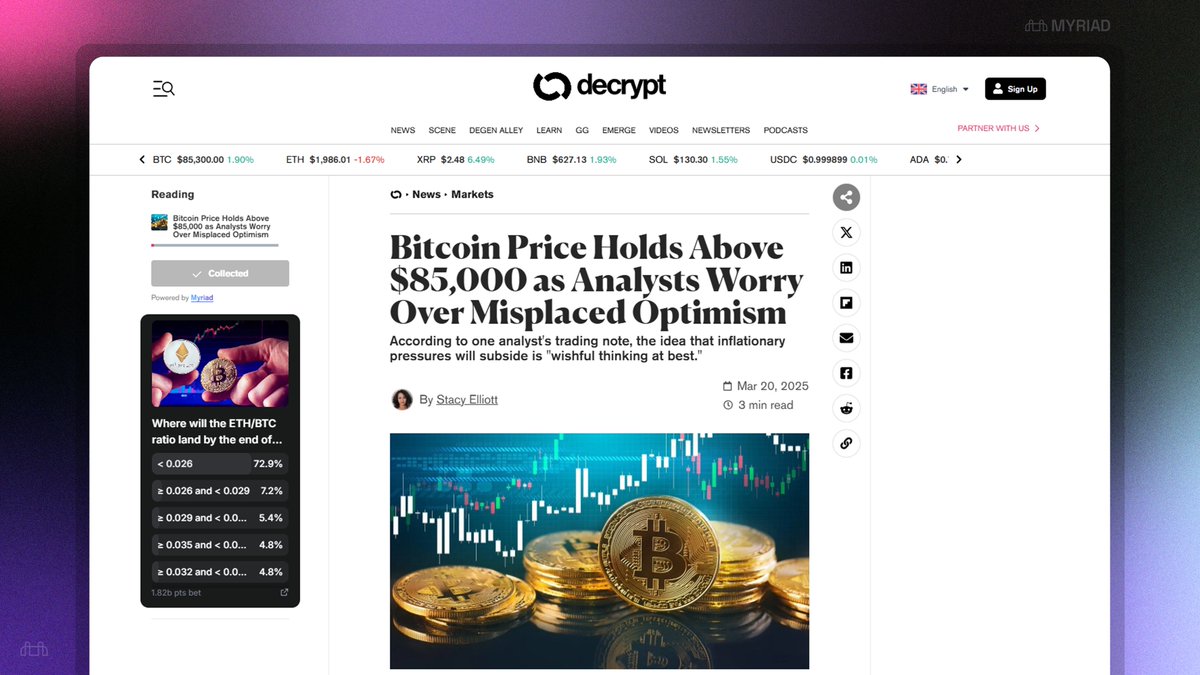 GMYRIAD! 📰

- We read on <a href="/DecryptMedia/">Decrypt</a>.
- We claim on <a href="/DecryptMedia/">Decrypt</a>.
- We predict on <a href="/DecryptMedia/">Decrypt</a>.