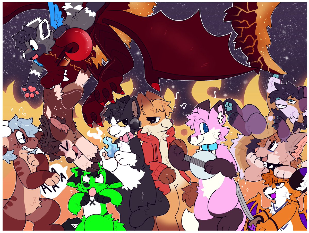 raaaawr 🐉🔥✨
<multi-character ych completed>
