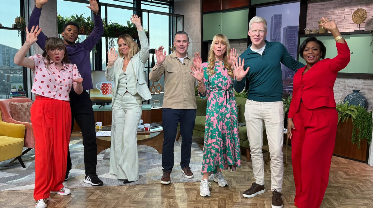 We're cheering on <a href="/HelenSkelton/">Helen Skelton</a> and <a href="/GethincJones/">Geth</a> with: 

🛼 The Wheely Big Challenge launch for <a href="/comicrelief/">Comic Relief</a> 
🩺 <a href="/DrOscarDuke/">Dr Oscar Duke</a>'s Health Headlines
🕵️ The latest holiday scams <a href="/HuntedMarc/">Marc Cananur</a> 
🥕 <a href="/brionymaybakes/">Briony May Williams</a>' carrot cake energy bars

Watch here: bbc.in/4hjAHUk