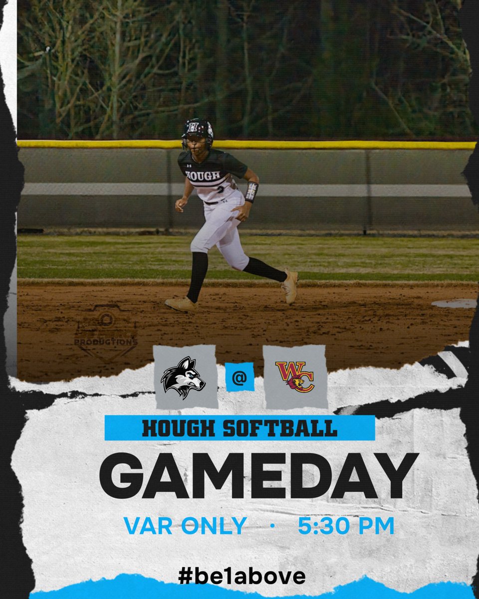 GAME DAY THURSDAY! VARSITY Huskies travel to West Charlotte for a conference match up. JV travels to East Meck for non-conference match up. #be1above <a href="/HoughAthletics/">Hough HS Athletics</a> 
📍JV @ East Meck, VAR @ West Charlotte
⏰ JV @ 4:00
⏰ VAR @ 5:30