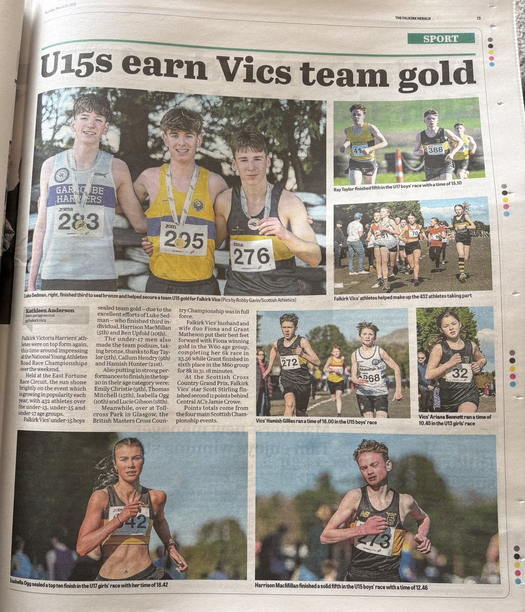 Kathleenandersonogg (@kathleenogg) on Twitter photo Vics in print <a href="/FalkirkHeraldSp/">Falkirk Herald Sport</a> <a href="/falkirkvics/">Falkirk Victoria H</a> <a href="/PuddyMuddles/">Suzanne Taylor</a> <a href="/scotathletics/">scottishathletics</a> 🐝 great success at the East Fortune Road Race last weekend 👏🏃♀️🏃 Vics in print <a href="/FalkirkHeraldSp/">Falkirk Herald Sport</a> <a href="/falkirkvics/">Falkirk Victoria H</a> <a href="/PuddyMuddles/">Suzanne Taylor</a> <a href="/scotathletics/">scottishathletics</a> 🐝 great success at the East Fortune Road Race last weekend 👏🏃♀️🏃