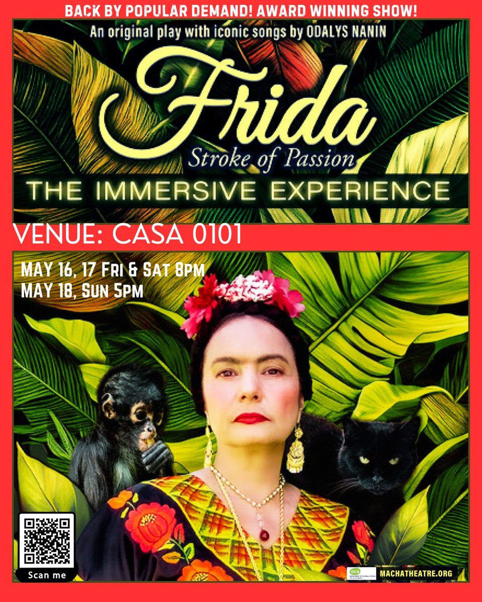 Scan the code and get your tickets to the Frida- Immersive play !