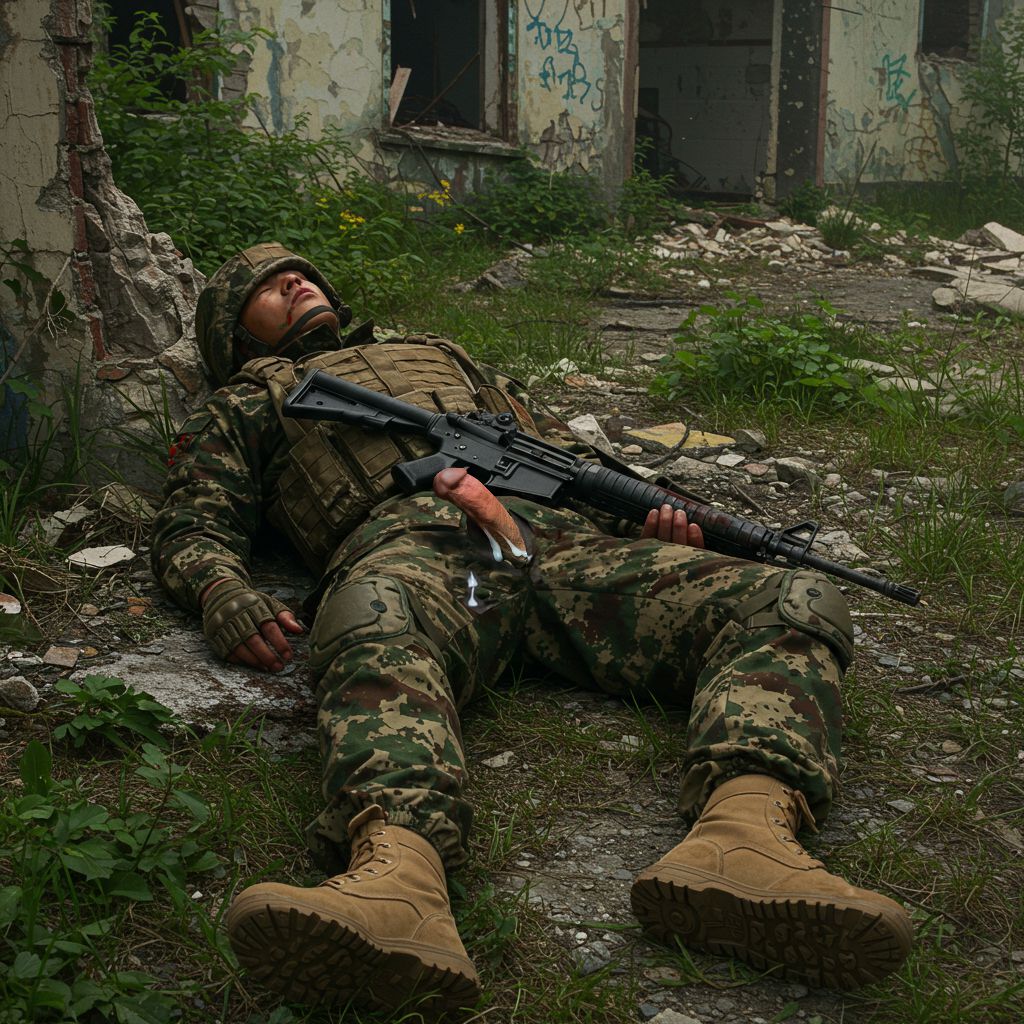 This mission is a joint mission between SWAT members of the city and a nearby army batallion. So there are also dead bodies of soldiers. Dead bodies of young musculine hunks liters the abandened drug factary. what went wrong? and why are they all come before death