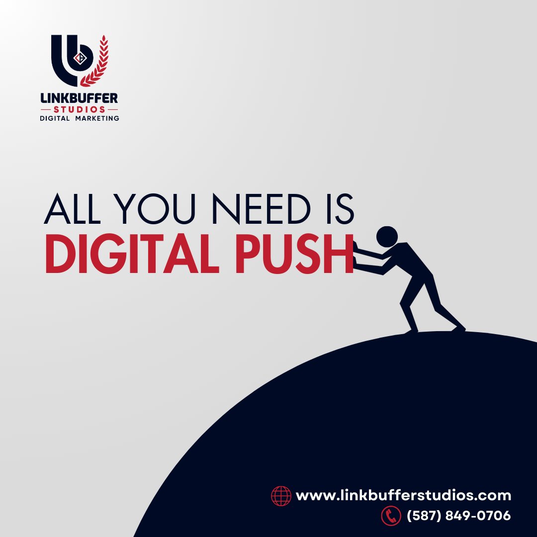 linkbuffer's tweet image. Need a digital push? 🚀 Let’s take your brand to new heights!
Get started today at linkbufferstudios.com
📞 (587) 849-0706
#Linkbuffer #Digtalmarketingagency #yeg