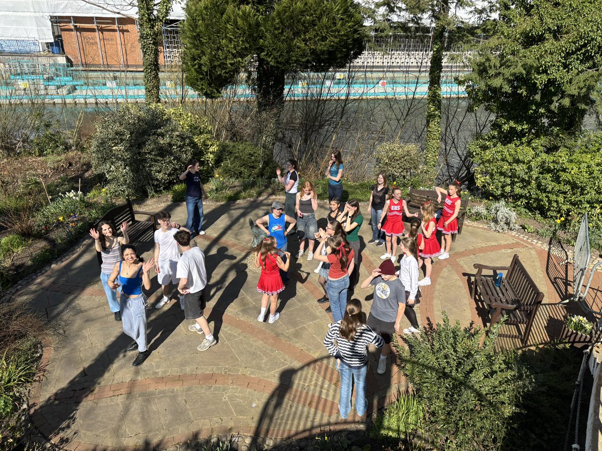 Day 2 in the theatre is going so well! We are excited for opening night tomorrow 🏀